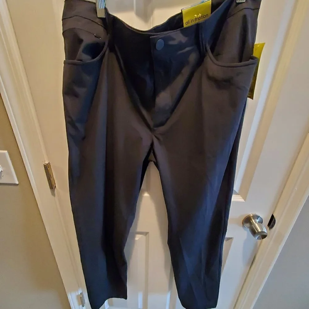 All in motion black men's golf pant 38x32